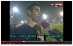 موقف محرج لصحافي عربي مع اللعب الأمازيغي منير الحدادي