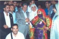 تعزى أدراك ... أكبر وأقدم مرشحة للانتخابات بالنابور التي هزمها حزبها