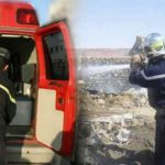انتشال جثة شابة متفحمة وسط حريق محل لتخزين التبن بسيدي افني