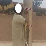 احتجاج حضري بوضع علامة تشويرية لإنقاذ حياة السائقين